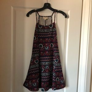 Multi color mini dress